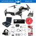 DJI Mavic Air Arctic White Drone Pro Photo Edit Kit Case VR Goggles Landing Pad 32GB